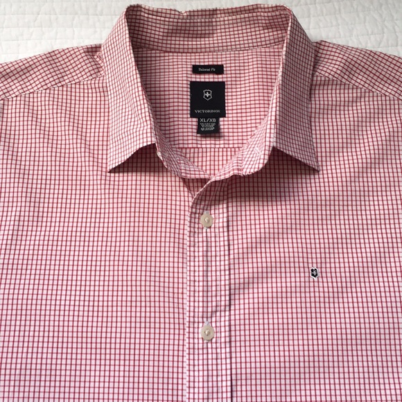 Victorinox LS Gingham Casual Button Down XL - Picture 2 of 14